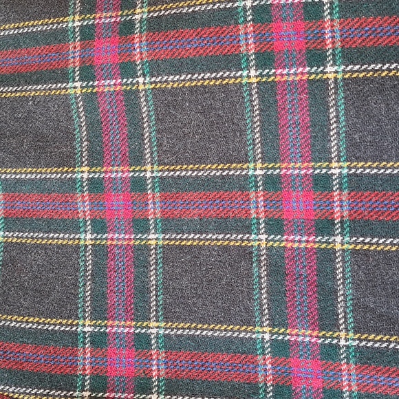 Vintage Plaid wool blend double breasted blazer - Picture 7 of 7